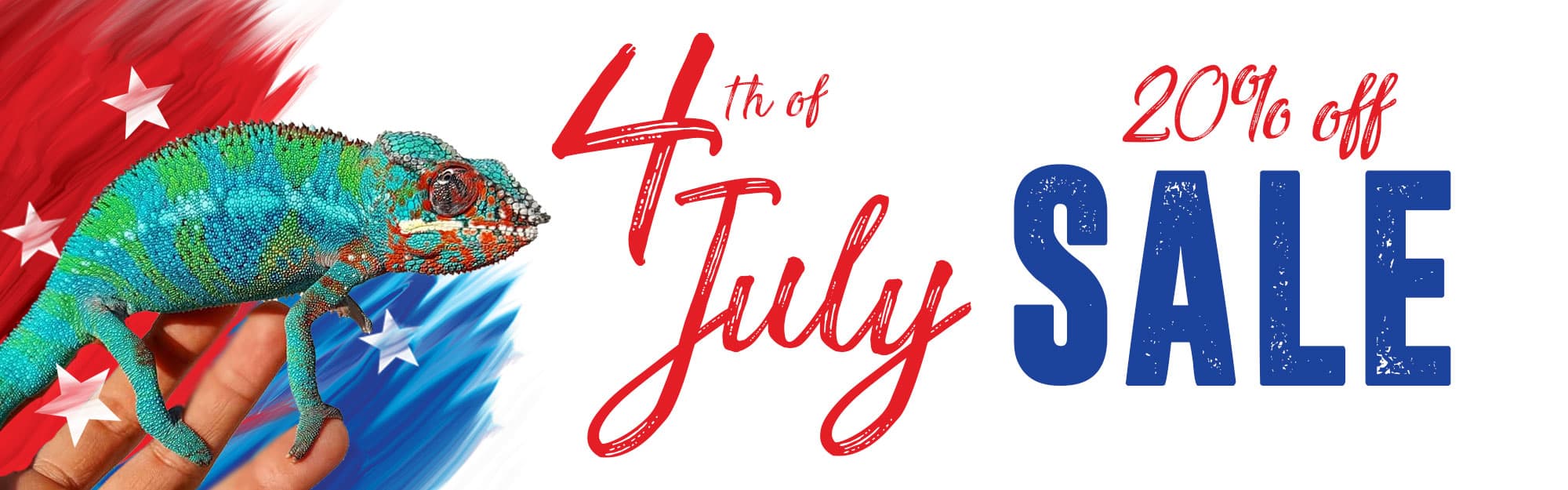 4th of July sale, 20% off